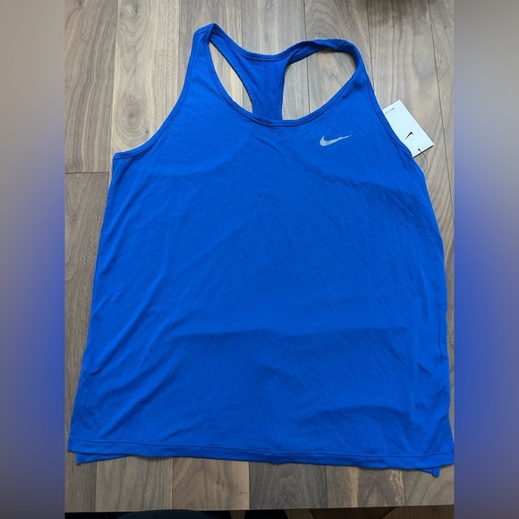 Nike Tops - NWT Blue Nike Dri-Fit Racerback Tank